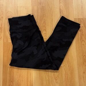 Lululemon Wunder Train- Camo Deep Coal